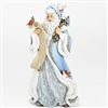 Roman - Santa with Feathered Friends Figurine - 14"