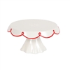 Dei - Ruffle Trim Cake Stand - 10" Diameter