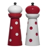 Acrylic Salt and Pepper Mills - Polka Dot