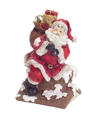 Santa on Roof - Melrose