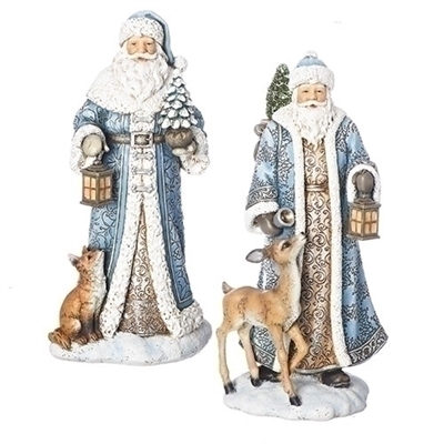 Roman - Santa with Woodland Animals - Set of 2