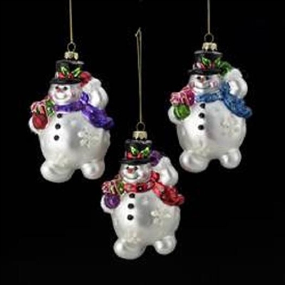 Noble Gems - Snowman Ornaments