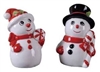 Snowman Salt and Pepper Shakers - 1 set