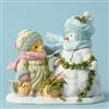 Cherished Teddies - Snowman and Bag of Carrots- 4053477