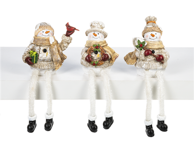 Ganz - Snowman Shelf Sitters - Set of 3