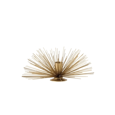 Spike Pod Candle Holder Large - Gold