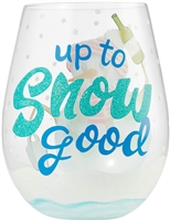 Lolita - Stemless Wine Glass - Up To Snow Good - 20 Oz