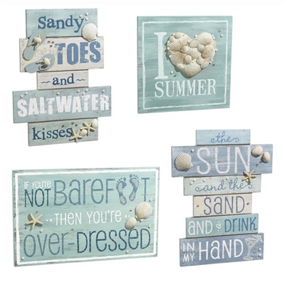 Summertime Wall Plaques