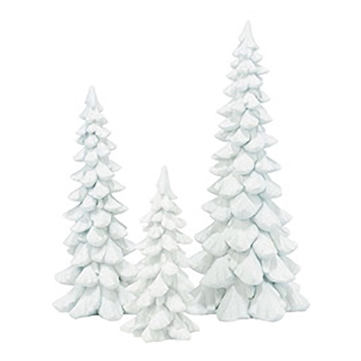 White Holiday Trees