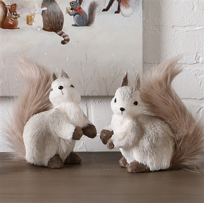 Winter Wonderlands 7.5" Squirrels - set of 2