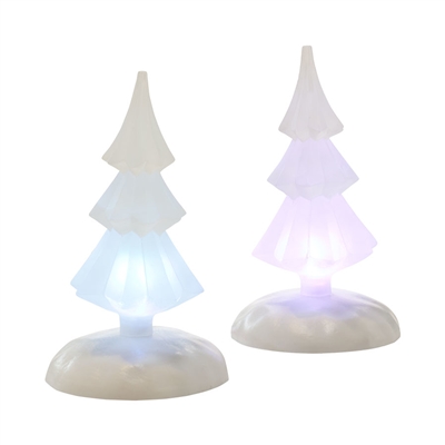 Winters Glow Lit Trees, Set of 2