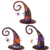 Witches Hat With Spiders - Table Top Decor