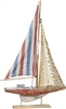 Wood Sail Boat - Fabric Sails