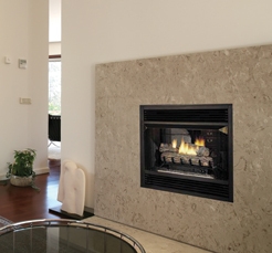 FMI Products Vent Free Gas Fireplace See-thru