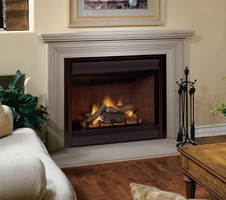 FMI Products Direct Vent Gas Fireplace Tudor
