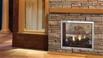 Majestic Indoor/Outdoor Gas Fireplace Fortress