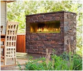 Majestic Outdoor Gas Fireplace Palazzo