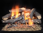 Majestic Gas Log Set Fireside Supreme Oak See-Thru