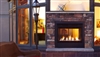 Majestic Indoor/Outdoor Gas Fireplace Twilight Modern
