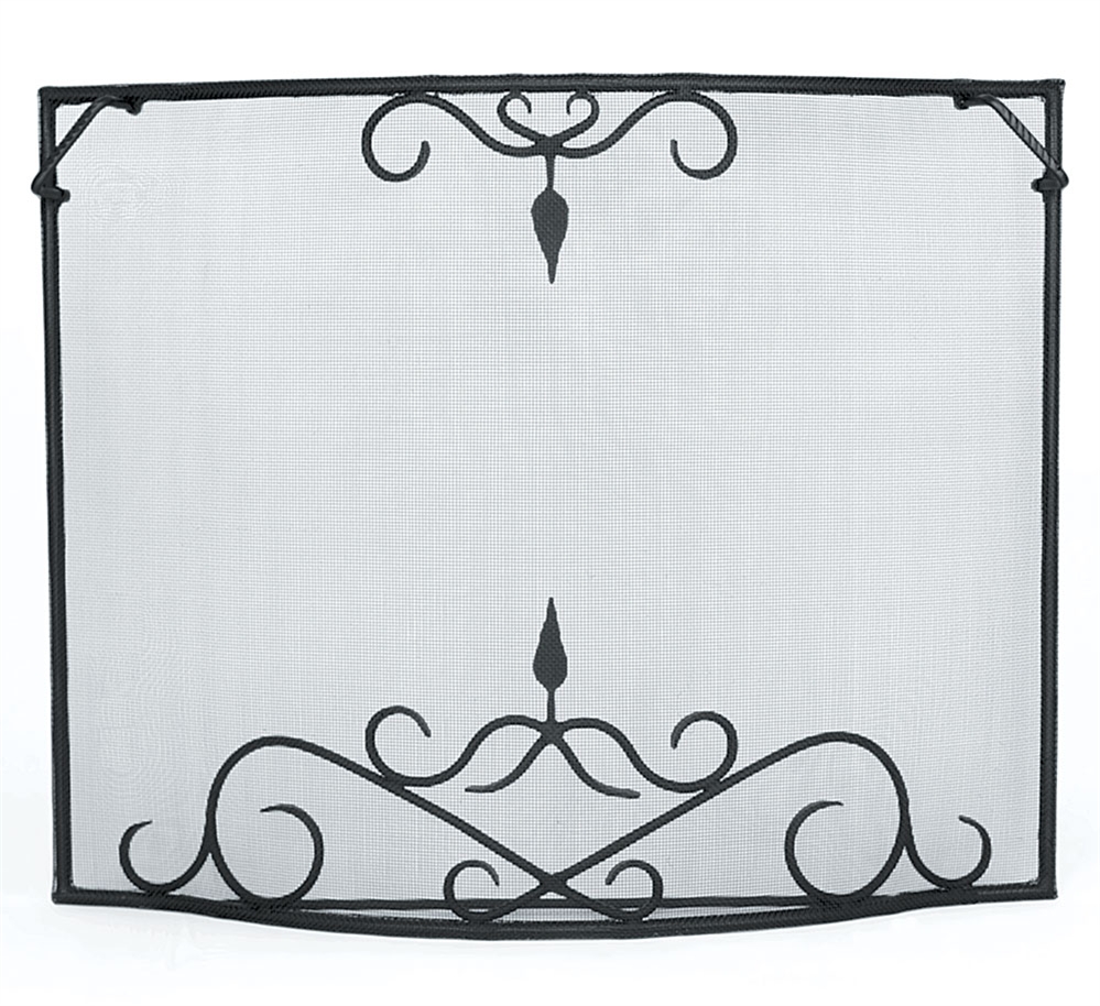Minuteman Bostonian Curved Fire Screen
