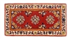 Minuteman Oriental Rectangular Rug, Burgundy