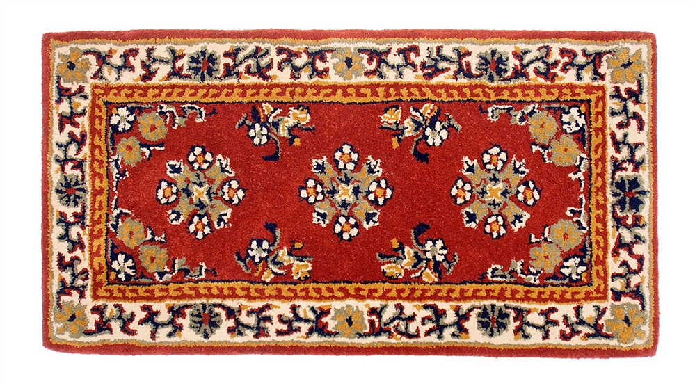 Minuteman Oriental Rectangular Rug, Burgundy