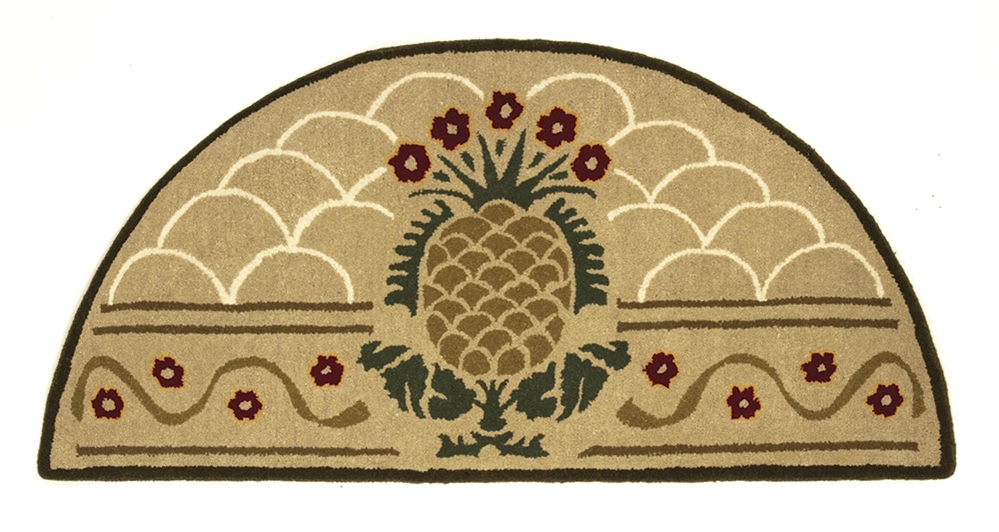 Minuteman Hospitality Rug, Half Round