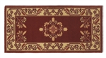 Minuteman Jardin Rectangular Rug, Vermillion