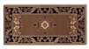 Minuteman Jardin Rectangular Rug, Cocoa