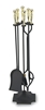 Minuteman 5 Piece Toolset, Ball Handle, Square Base