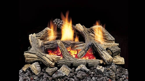 Monessen Vent Free Gas Log Set Aged Hickory