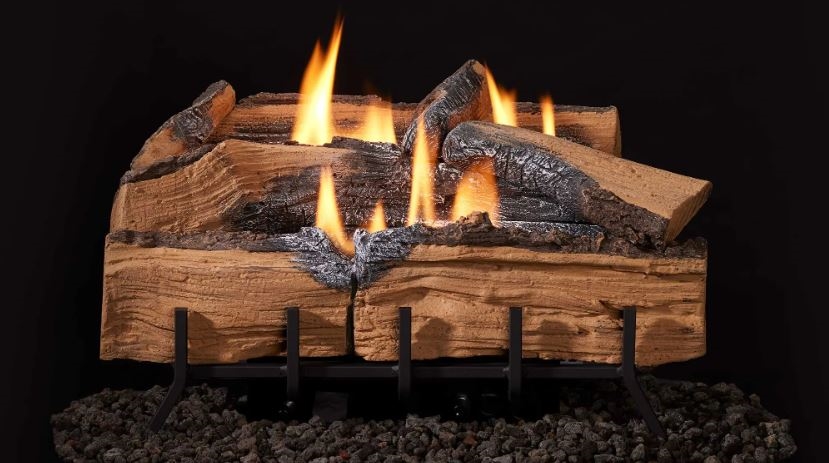 Monessen Vented or Vent Free Gas Log Set Mezmer