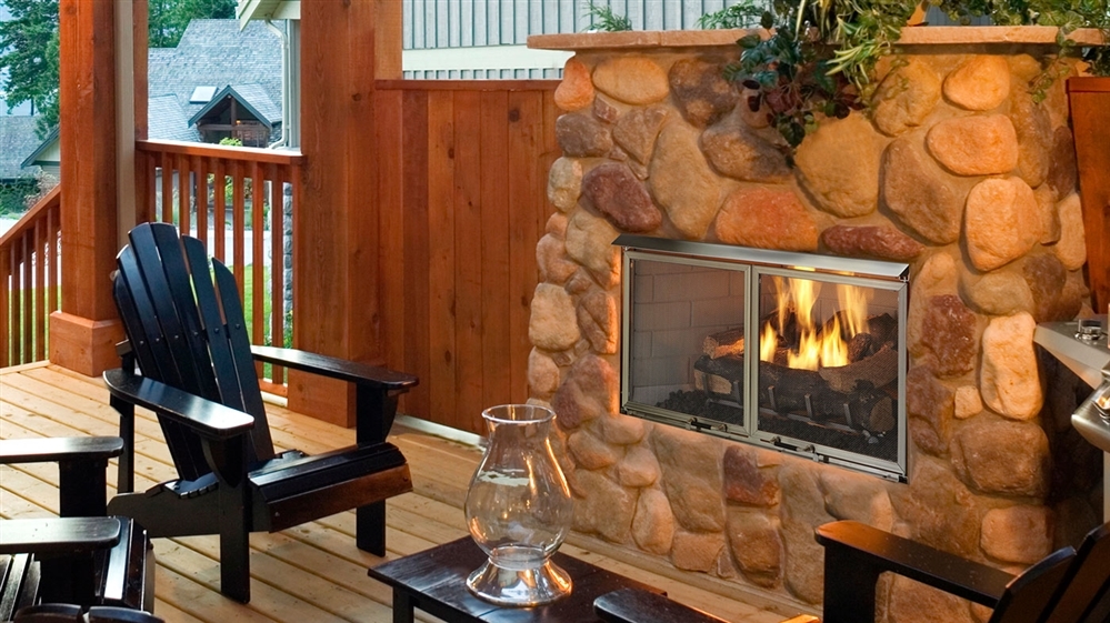 Outdoor Lifestyle Gas Fireplace Villa Gas