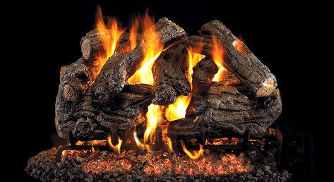 Peterson Real Fyre Vented Gas Log Set Burnt Heritage Oak