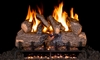 Peterson Real Fyre Vented Gas Log Set Charred Oak