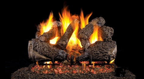 Peterson Real Fyre Vented Gas Log Set Noble Oak