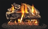 Peterson Real Fyre Outdoor Gas Log Set Charred Rugged Split Oak