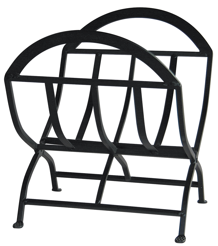 Uniflame Black Wrought Iron Log Rack