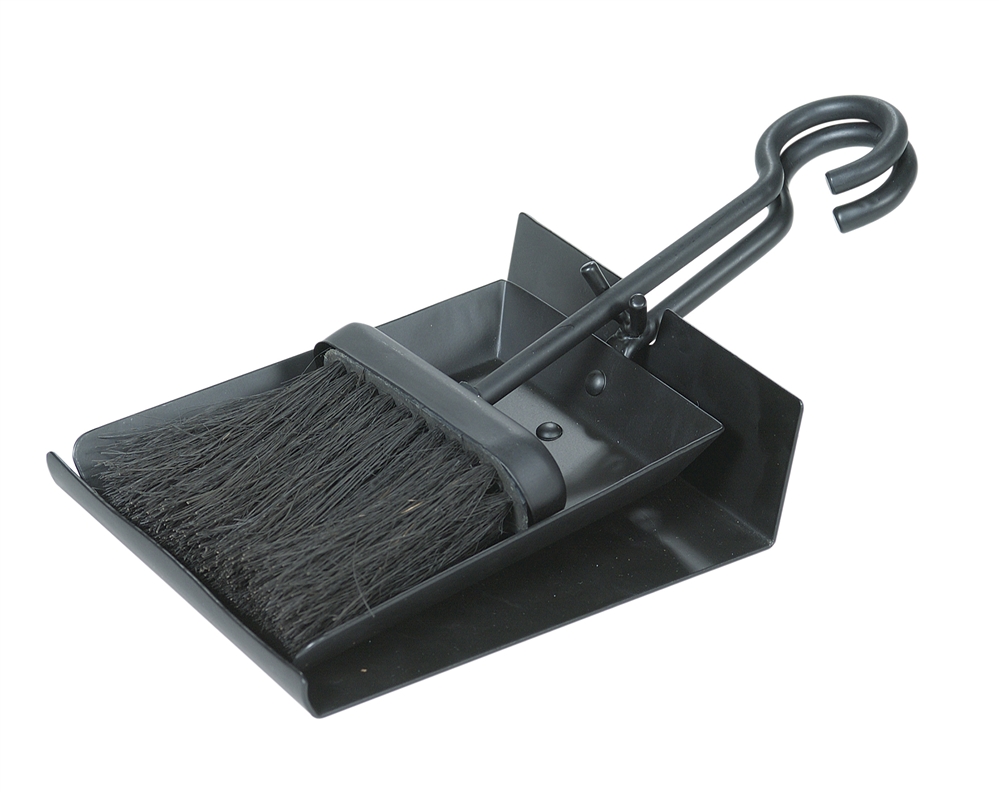 Uniflame Black Shovel and Brush Set with Pan