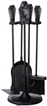 Uniflame Black Stoveset with Spring Handles