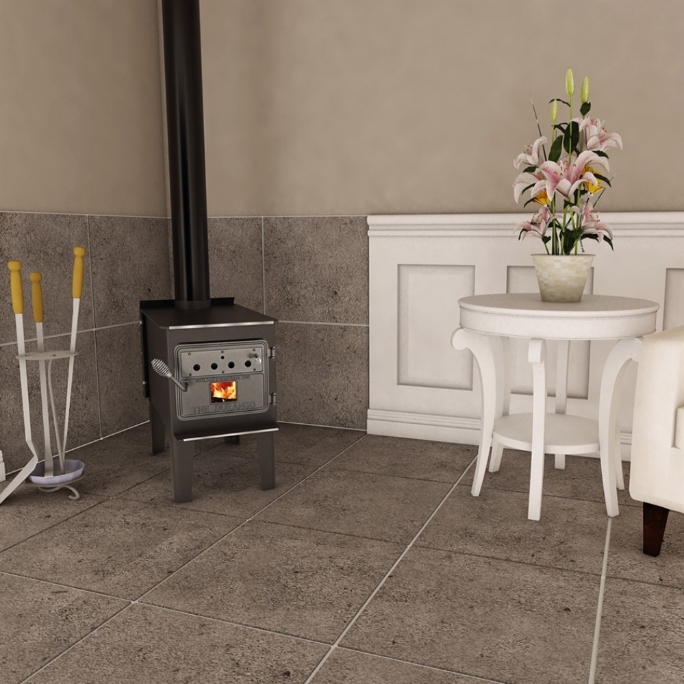 Vogelzang Plate Steel Wood Stove Durango