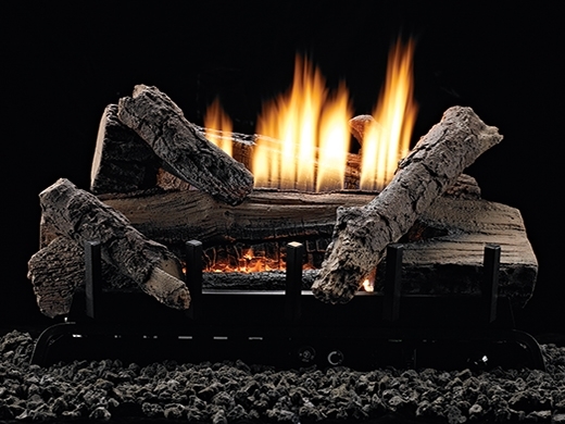 White Mountain Hearth by Empire Vent Free Gas Log Set Whiskey Hill