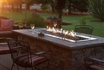 White Mountain Hearth by Empire Outdoor Linear Gas Fire Pit 48"