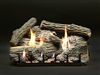 White Mountain Hearth by Empire Vent Free Gas Log Set Super Stacked Wildwood