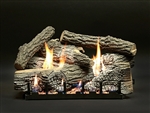 White Mountain Hearth by Empire Vent Free Gas Log Set Super Stacked Wildwood