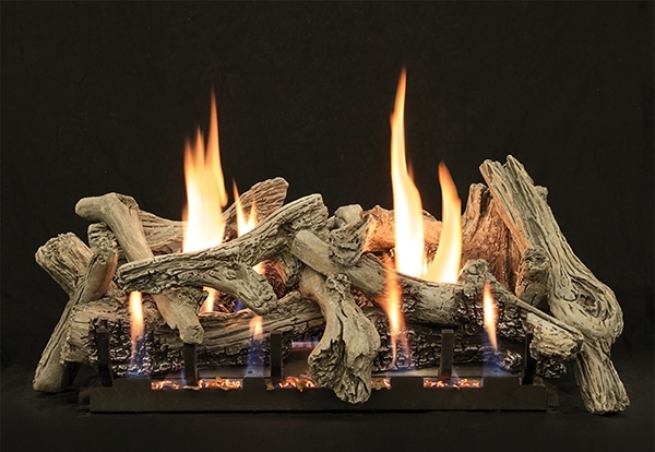 White Mountain Hearth by Empire Vented Gas Log Set Driftwood