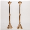 44" FLUTED STEM ALTAR CANDLESTICKS