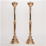 CCG-109FS  46 1/2" FLUTED STEM ALTAR CANDLESTICKS