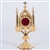 ORNATE GOLD PLATED FRENCH STYLE GOTHIC RELIQUARY