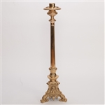 CCG-119PAS   48" TALL BRASS HOLY FAMILY PASCHAL CANDLE